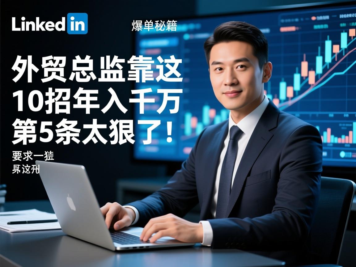 LinkedIn爆单秘籍,外贸总监靠这10招年入千万,第5条太狠了!
