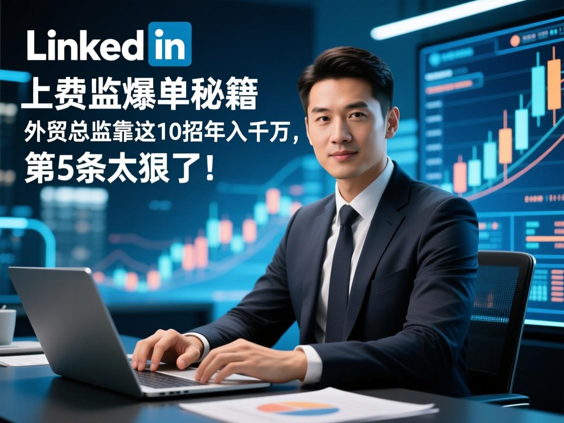 LinkedIn爆单秘籍,外贸总监靠这10招年入千万,第5条太狠了!