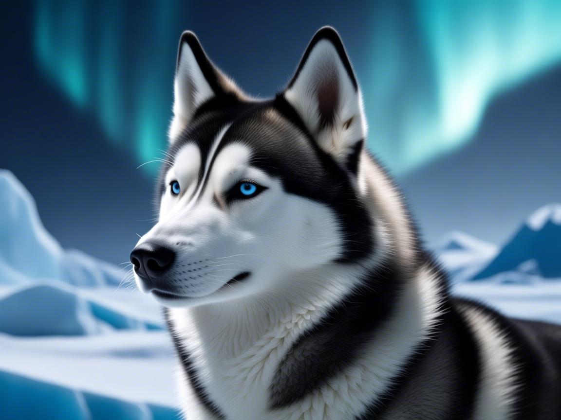 哈士奇,冰原精灵的视觉盛宴与灵魂解码