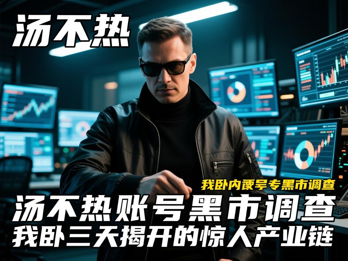 汤不热账号黑市调查,我卧底三天揭开的惊人产业链