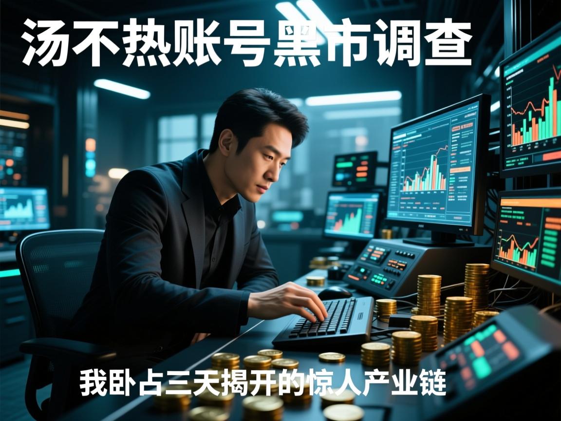 汤不热账号黑市调查,我卧底三天揭开的惊人产业链