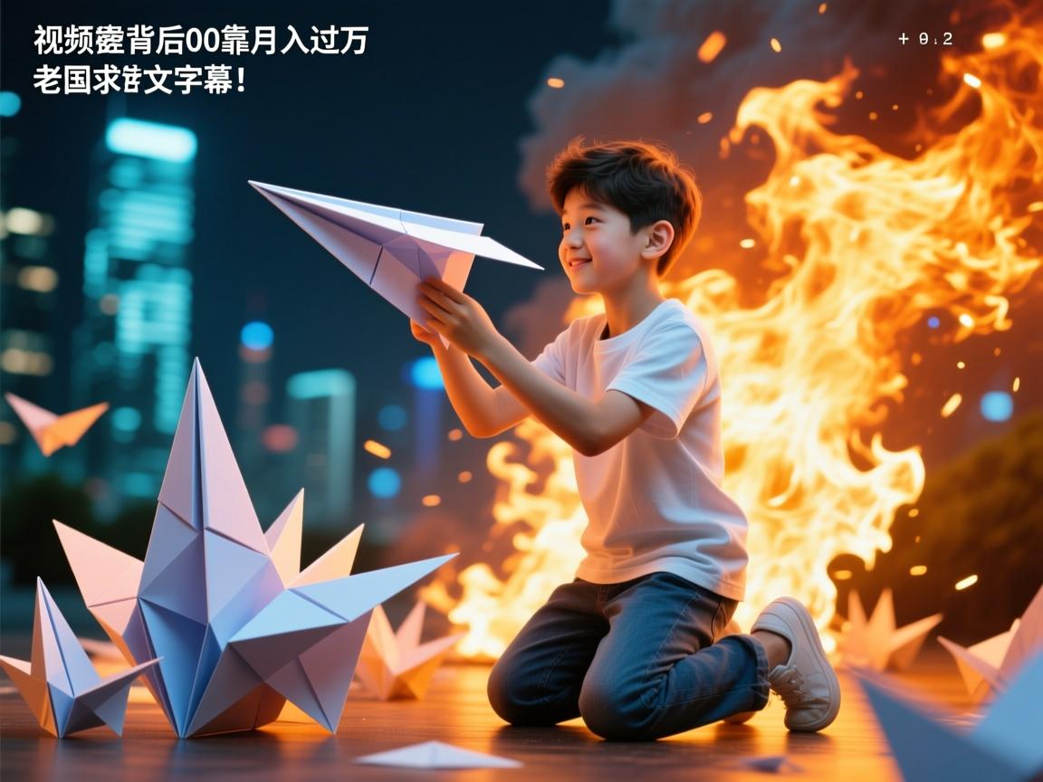 纸飞机教程视频爆火背后,00后靠折纸月入过万,老外跪求中文字幕!