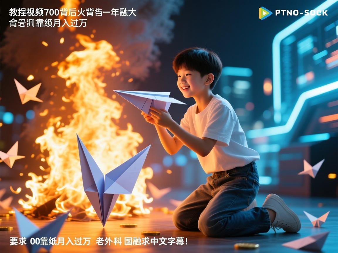 纸飞机教程视频爆火背后,00后靠折纸月入过万,老外跪求中文字幕!