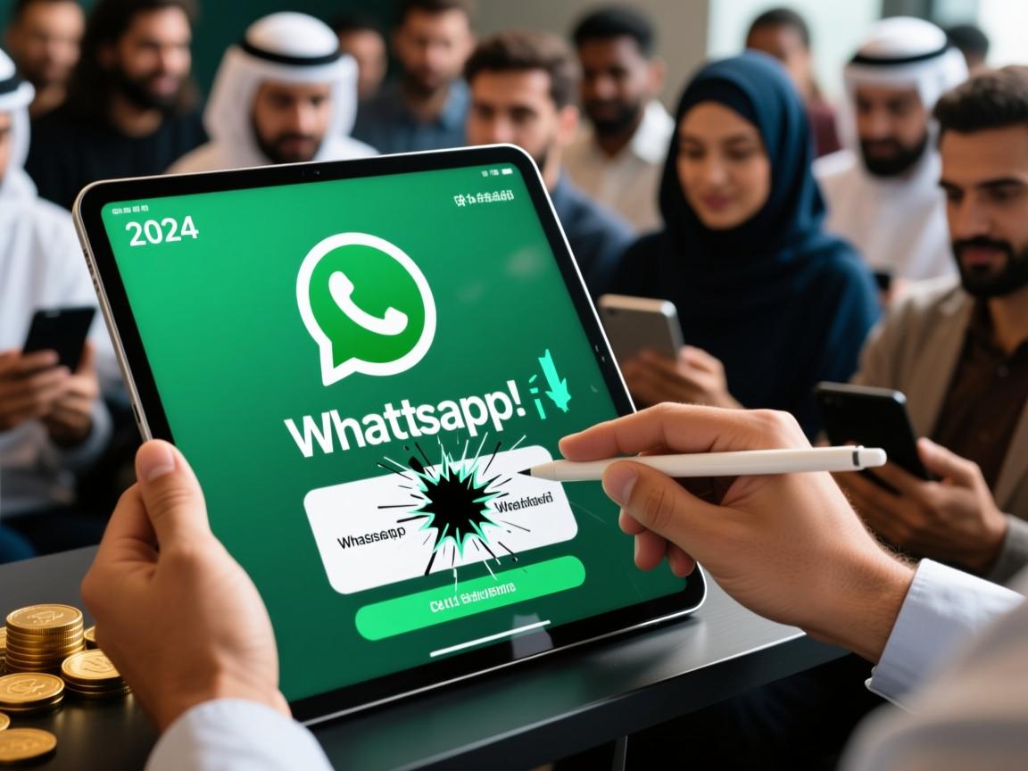 2024中东WhatsApp注册惊爆漏洞!平板用户集体遭遇幽灵验证码危机