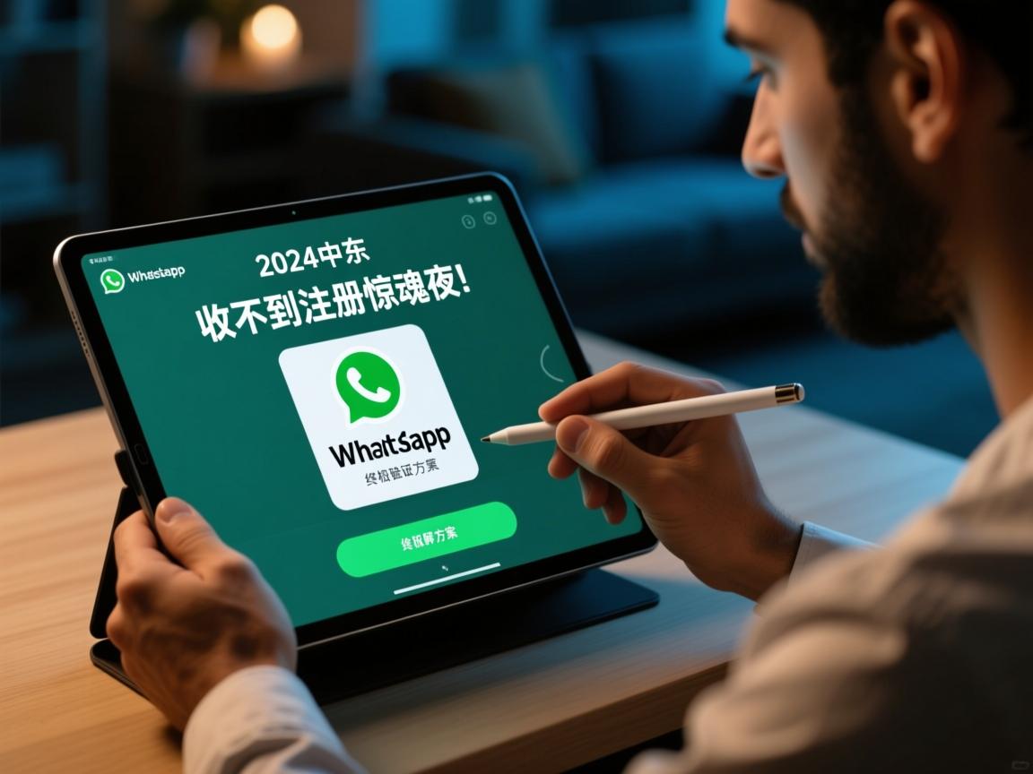2024中东WhatsApp注册惊魂夜!平板用户收不到验证码的终极破解方案