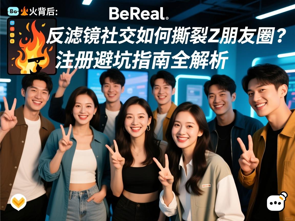 BeReal爆火背后,反滤镜社交如何撕裂Z世代朋友圈?注册避坑指南全解析