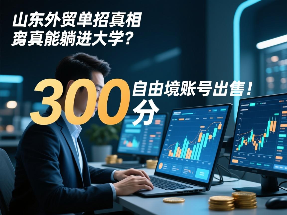 山东外贸单招真相,300分真能躺进大学?自由境账号出售!