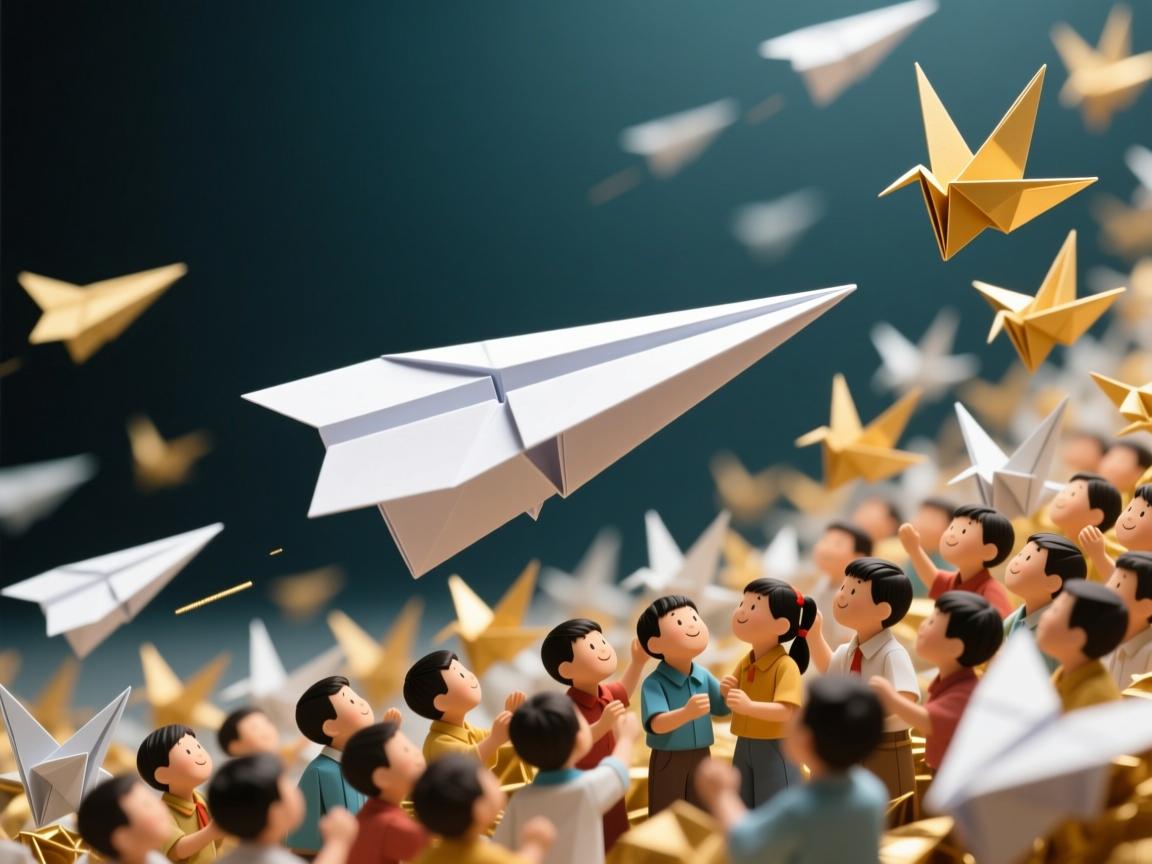 纸飞机霸屏！千万人沉迷的折纸科学，竟藏着童年回忆的终极秘密？