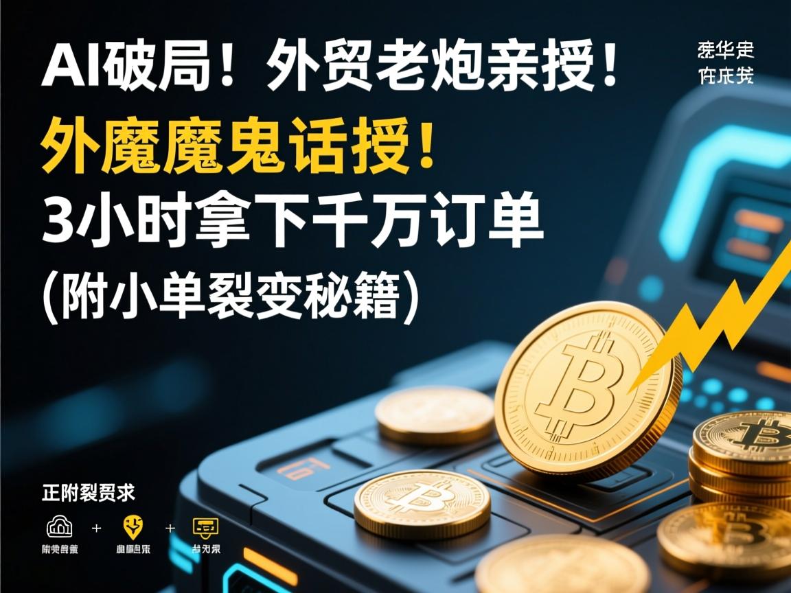 AI破局！外贸老炮亲授，3小时拿下千万订单的魔鬼话术（附小单裂变秘籍）