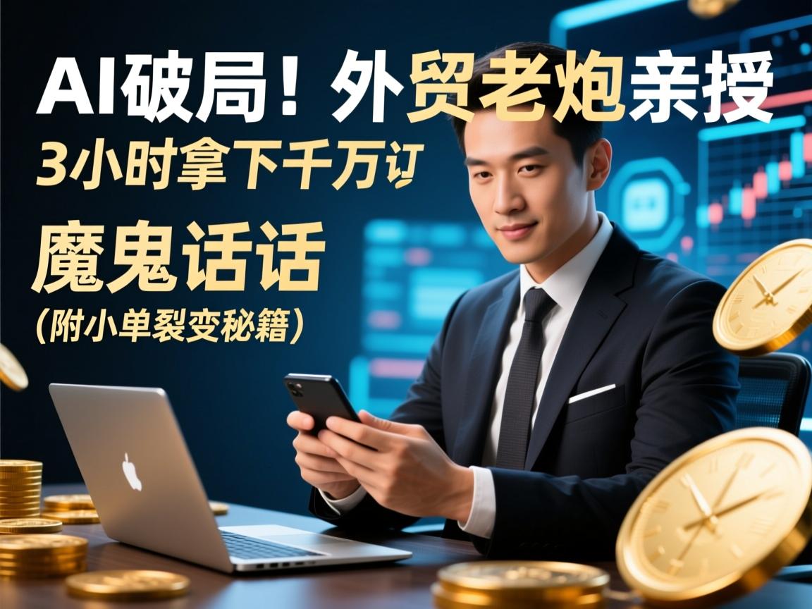 AI破局!外贸老炮亲授,3小时拿下千万订单的魔鬼话术(附小单裂变秘籍)
