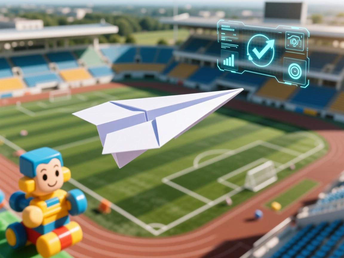 纸飞机，从童年玩具到空气动力学奇迹，解锁飞越操场的终极秘密！