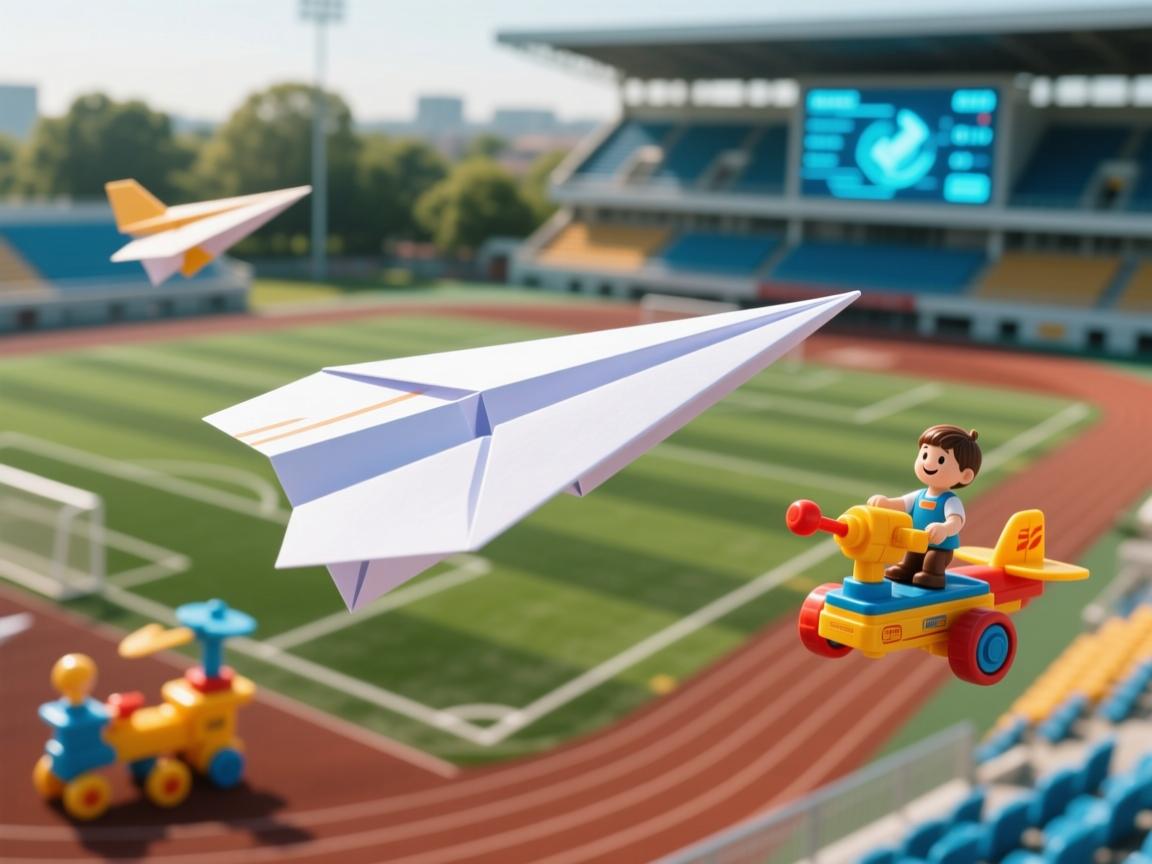 纸飞机,从童年玩具到空气动力学奇迹,解锁飞越操场的终极秘密!