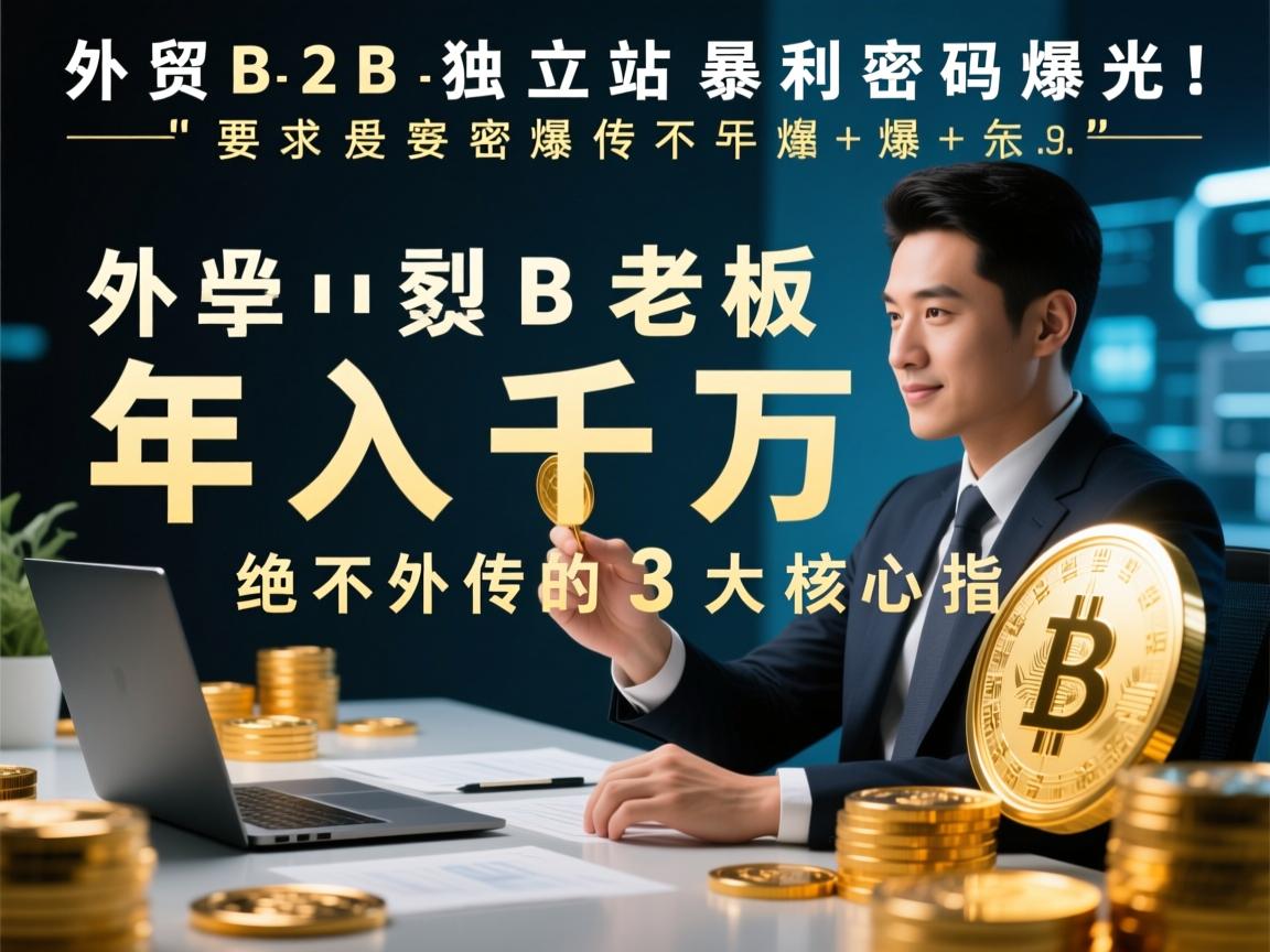 外贸B2B独立站暴利密码曝光!年入千万老板绝不外传的3大核心指标