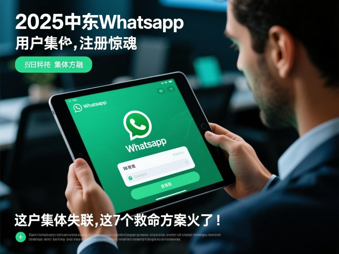 2025中东WhatsApp注册惊魂,平板用户集体失联,这7个救命方案火了!