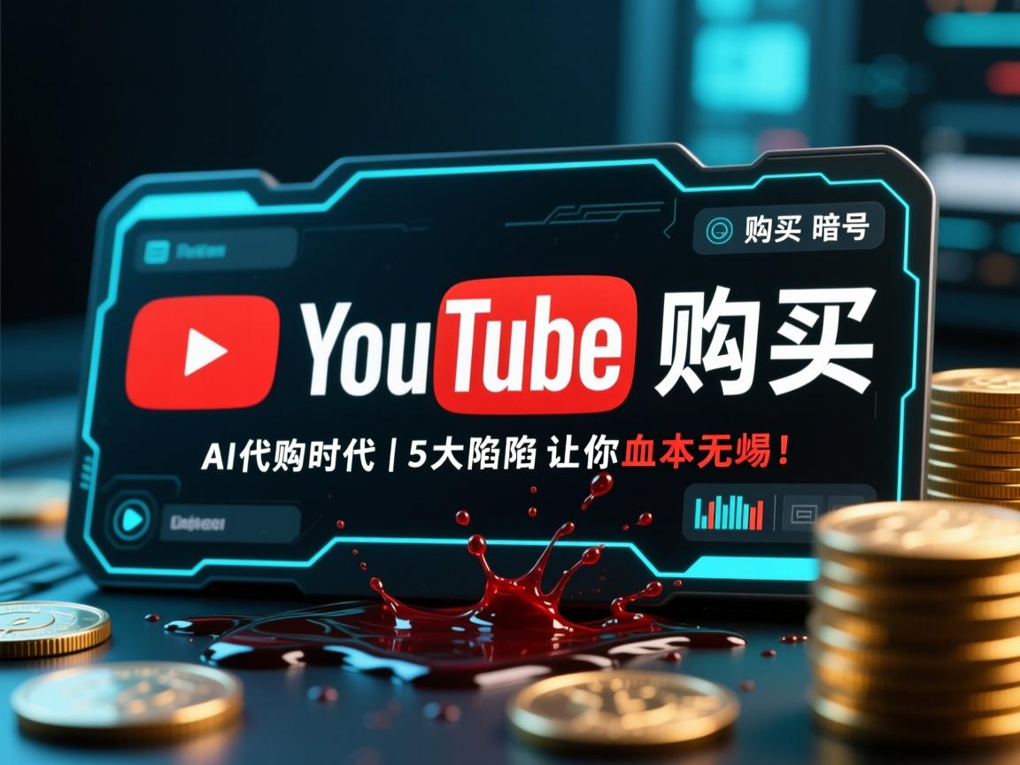 YouTube账号购买暗网，AI代购时代，5大陷阱让你血本无归！