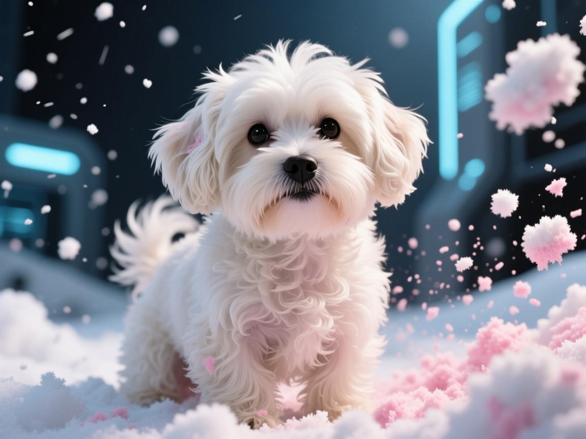 雪绒球暴风吸粉!马尔济斯犬美图刷屏背后的流量密码