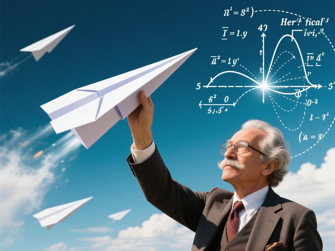 纸飞机升空秘闻,伯努利定律背后的惊人真相,物理学家都惊呆!