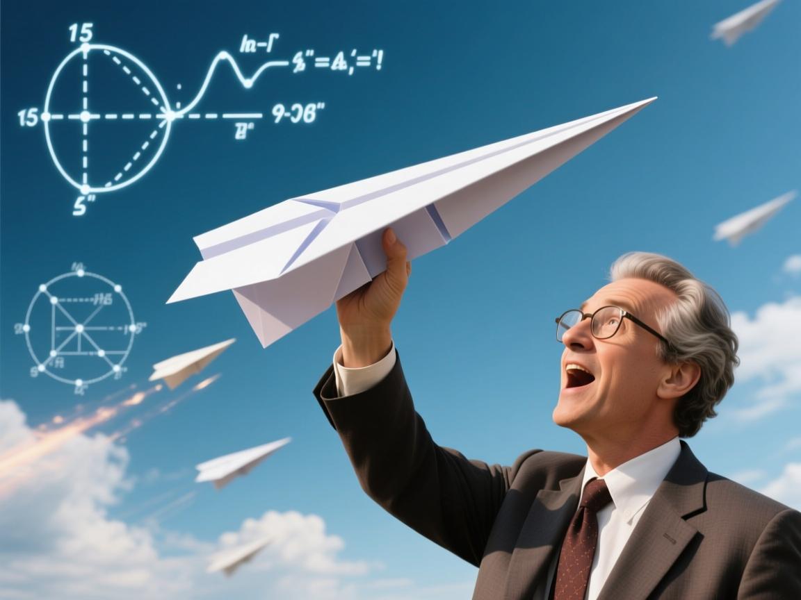 纸飞机升空秘闻,伯努利定律背后的惊人真相,物理学家都惊呆!