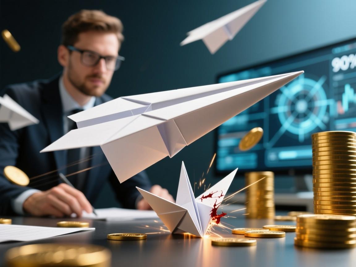 纸飞机翻滚解密,空气动力学专家揭示90%人忽略的折纸致命伤!