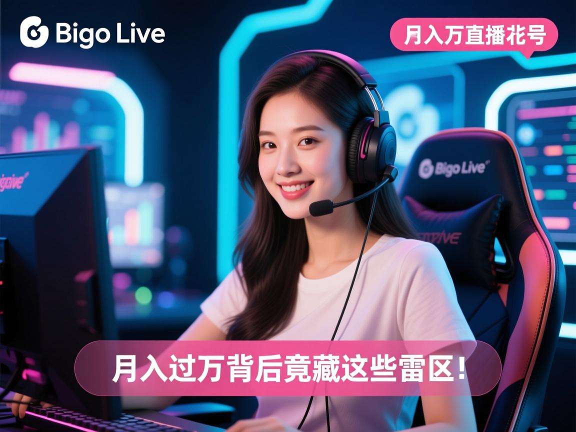 Bigo Live账号购买全攻略,月入过万的直播平台,背后竟藏这些雷区!