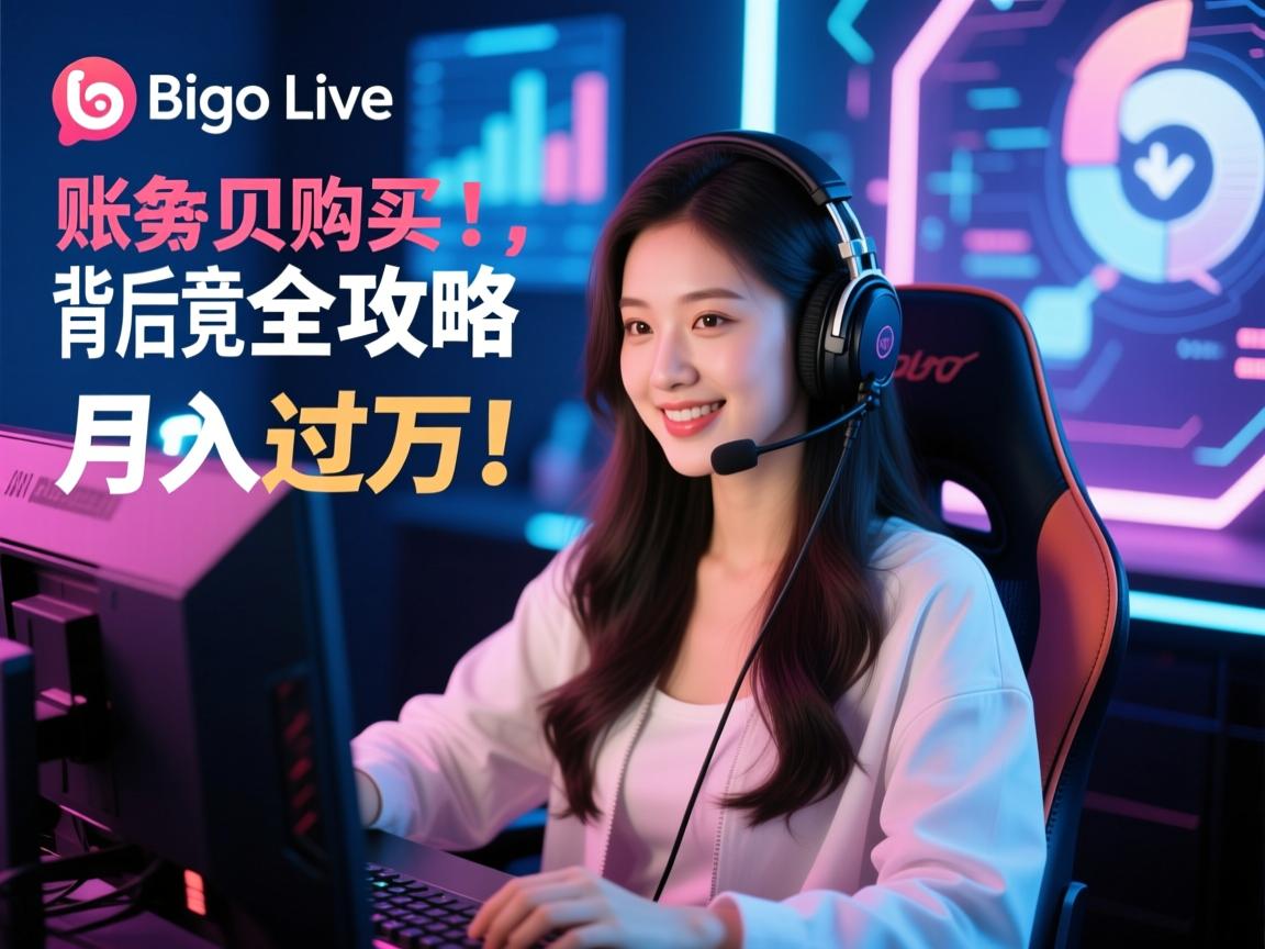 Bigo Live账号购买全攻略,月入过万的直播平台,背后竟藏这些雷区!