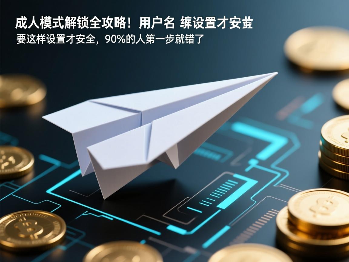 纸飞机成年模式解锁全攻略!用户名这样设置才安全,90%的人第一步就错了