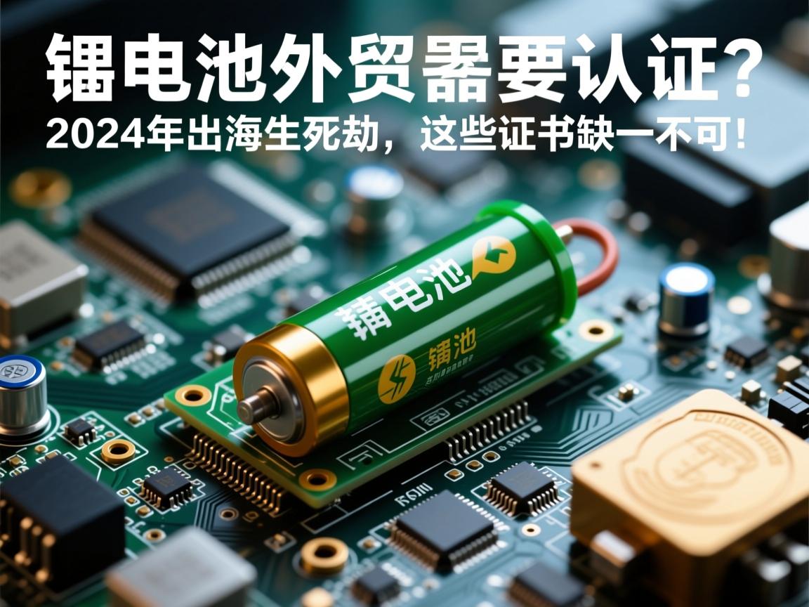 锂电池外贸需要认证吗?2024年出海生死劫,这些证书缺一不可!