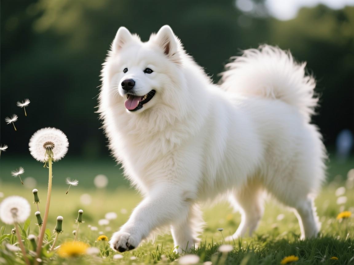 萨摩耶饲养全指南,从微笑天使到行走蒲公英的终极驯服术