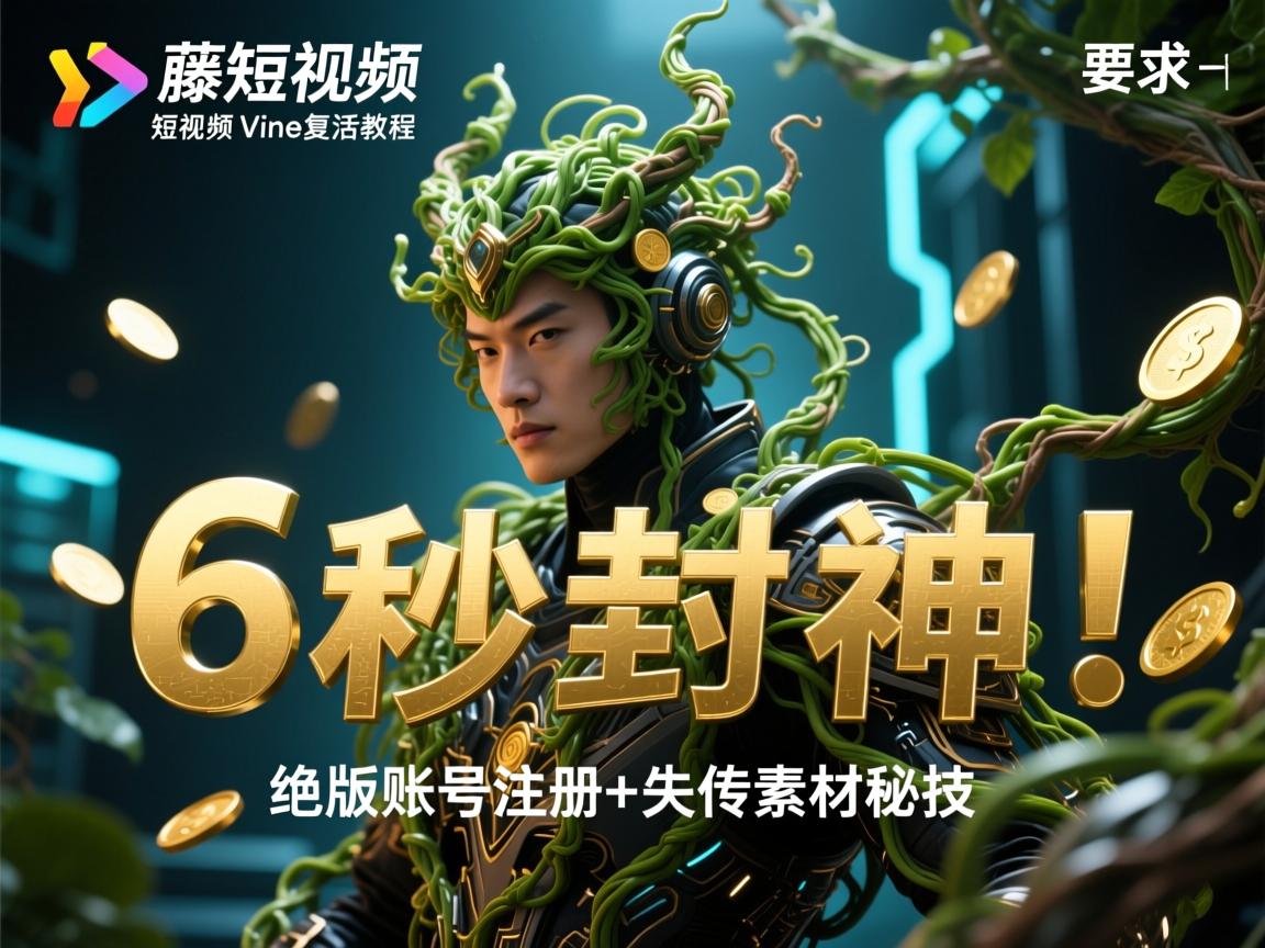 6秒封神!藤蔓短视频Vine复活教程,绝版账号注册+失传素材秘技
