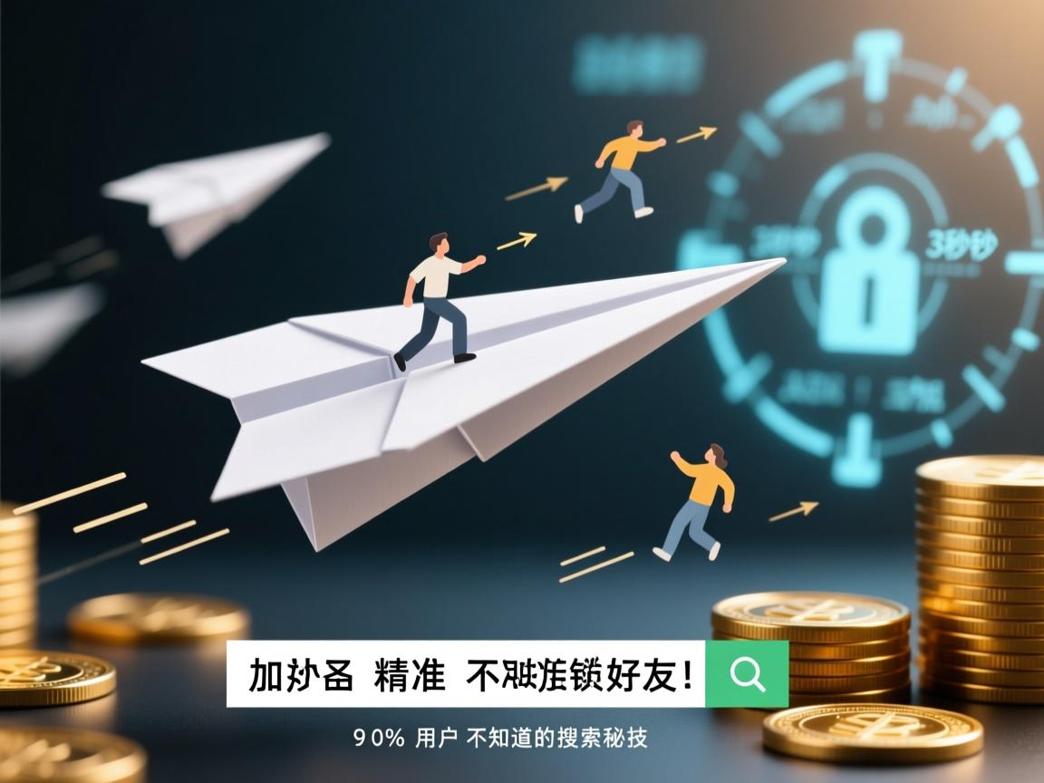 纸飞机加人全攻略,3秒精准锁定好友!90%用户不知道的搜索秘技