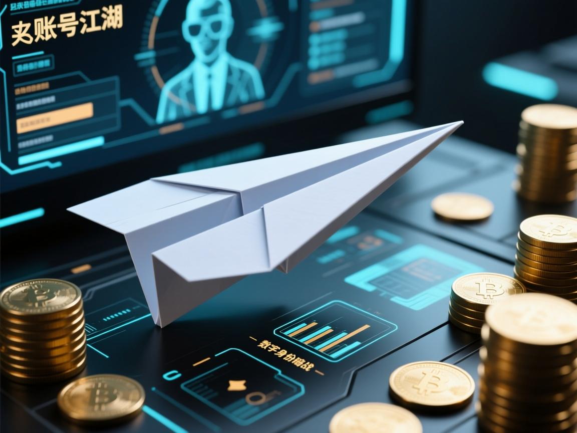 纸飞机账号江湖,隐秘注册、天价交易与数字身份暗战