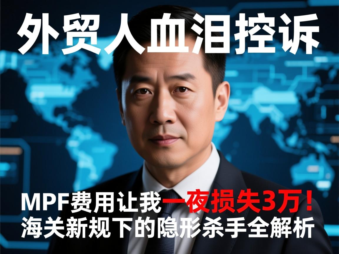 外贸人血泪控诉,MPF费用让我一夜损失3万!海关新规下的隐形杀手全解析