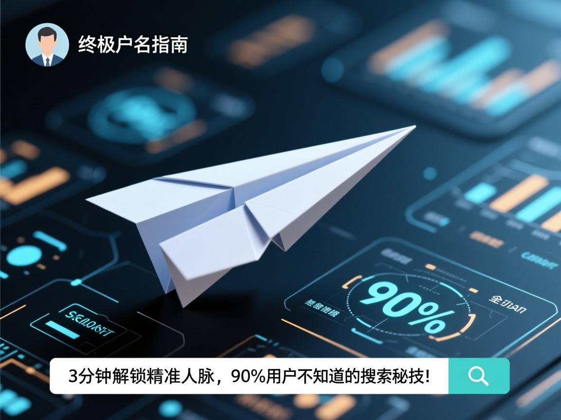 纸飞机用户名终极指南,3分钟解锁精准人脉,90%用户不知道的搜索秘技!