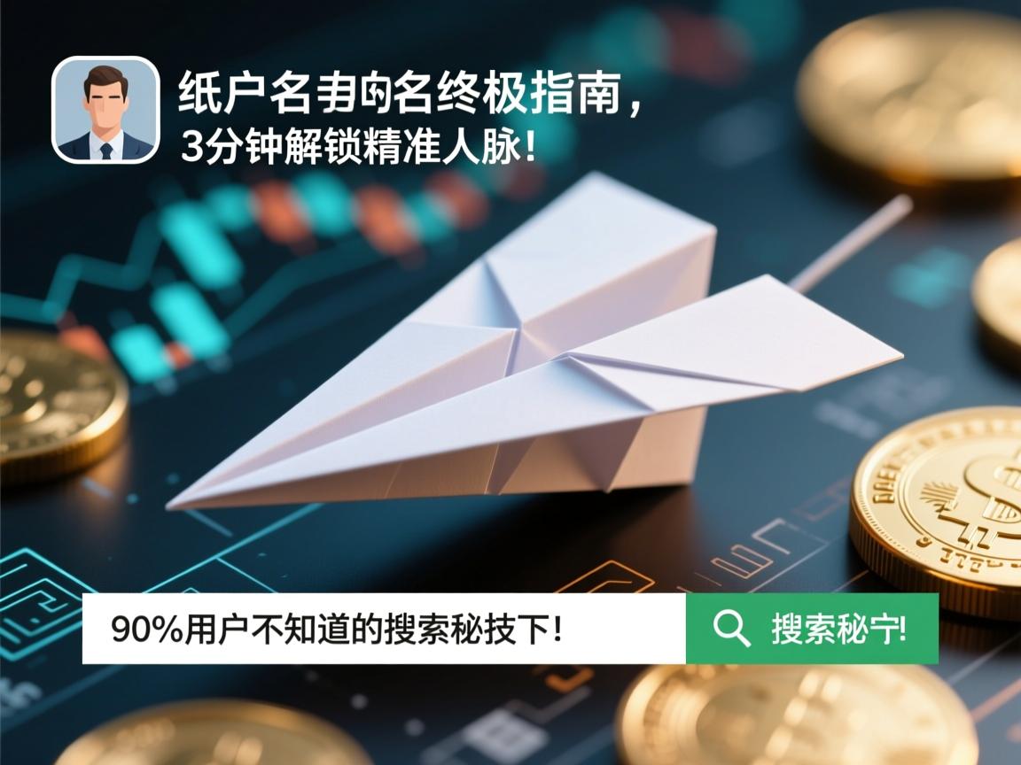 纸飞机用户名终极指南,3分钟解锁精准人脉,90%用户不知道的搜索秘技!