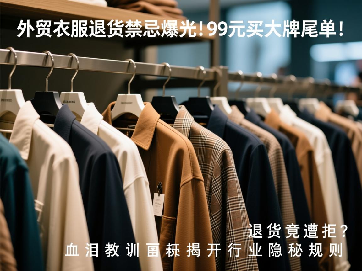 外贸衣服退货禁忌曝光!99元买大牌尾单,退货竟遭拒?血泪教训揭开行业隐秘规则