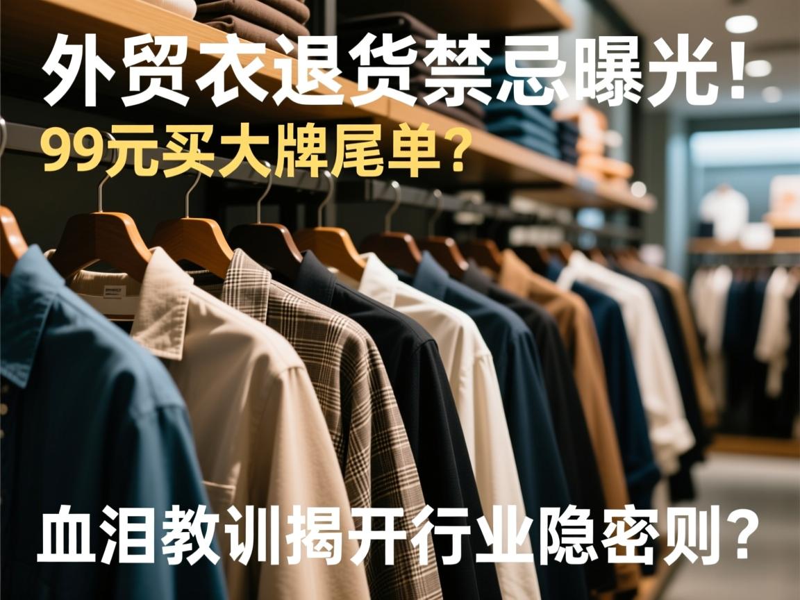 外贸衣服退货禁忌曝光!99元买大牌尾单,退货竟遭拒?血泪教训揭开行业隐秘规则