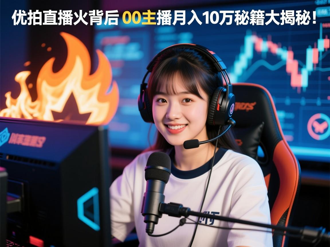 优拍直播爆火背后,00后主播月入10万秘籍大揭秘!
