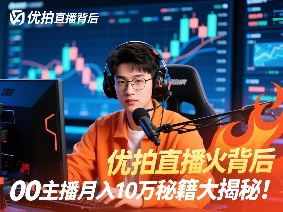 优拍直播爆火背后,00后主播月入10万秘籍大揭秘!