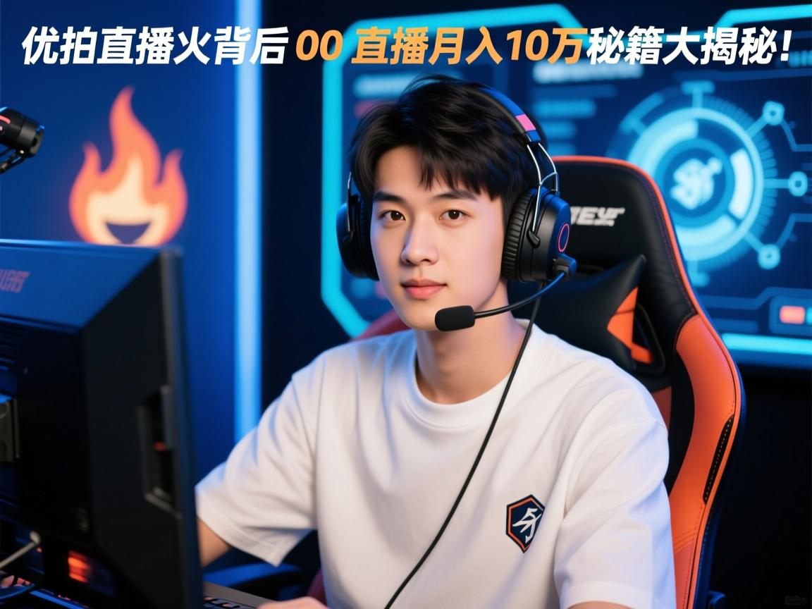 优拍直播爆火背后,00后主播月入10万秘籍大揭秘!