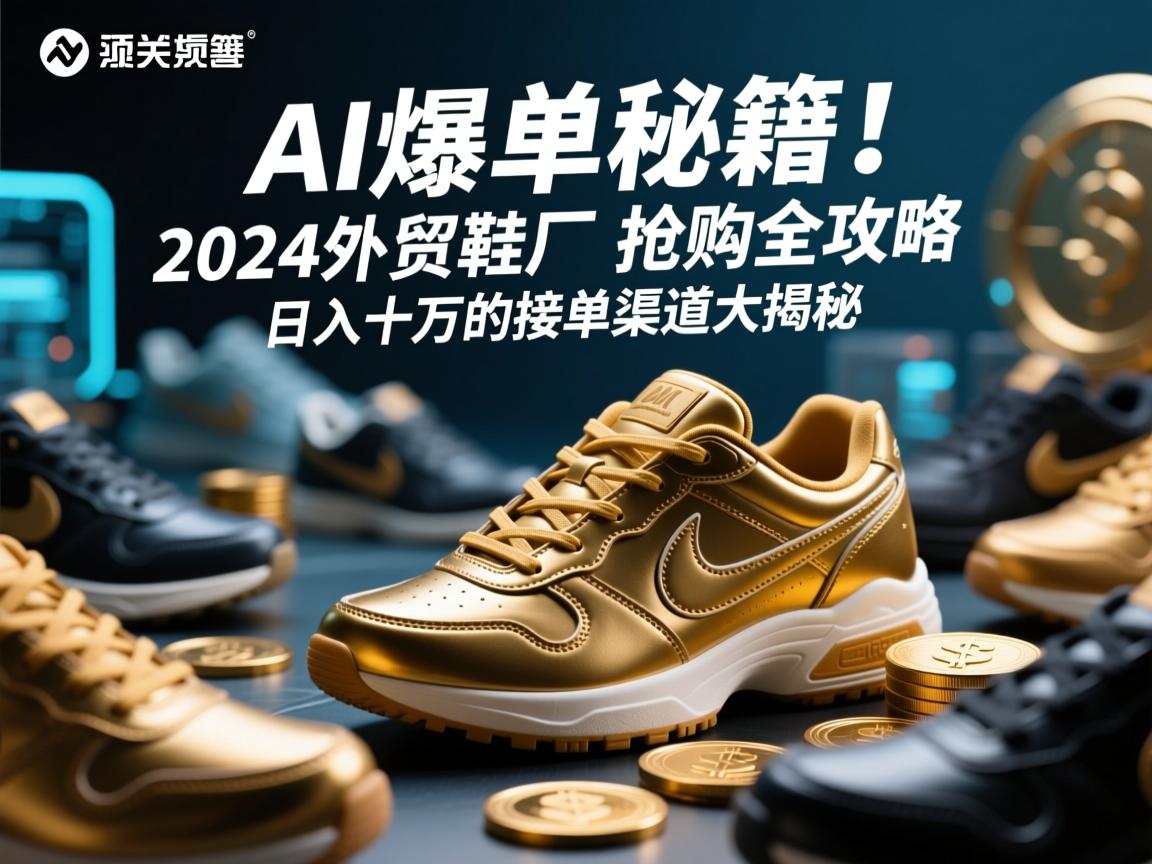 AI爆单秘籍！2024外贸鞋厂抢单全攻略，日入十万的接单渠道大揭秘