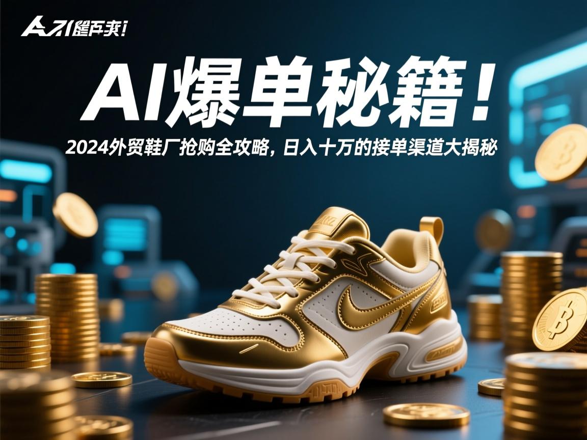 AI爆单秘籍!2024外贸鞋厂抢单全攻略,日入十万的接单渠道大揭秘