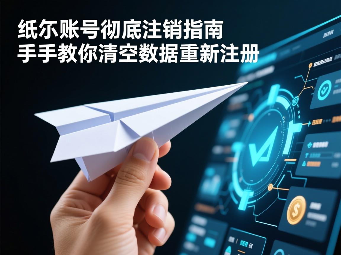 纸飞机账号彻底注销指南,手把手教你清空数据重新注册