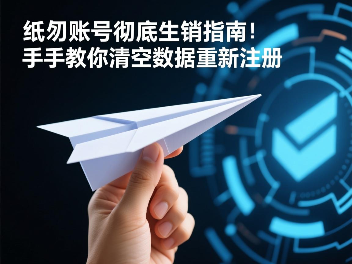 纸飞机账号彻底注销指南,手把手教你清空数据重新注册