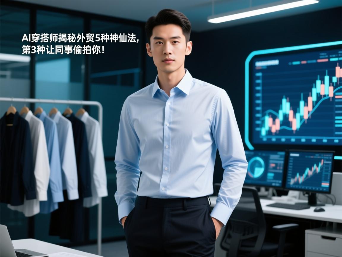 AI穿搭师揭秘,外贸衬衣长条5种神仙穿法,第3种让同事偷拍你!