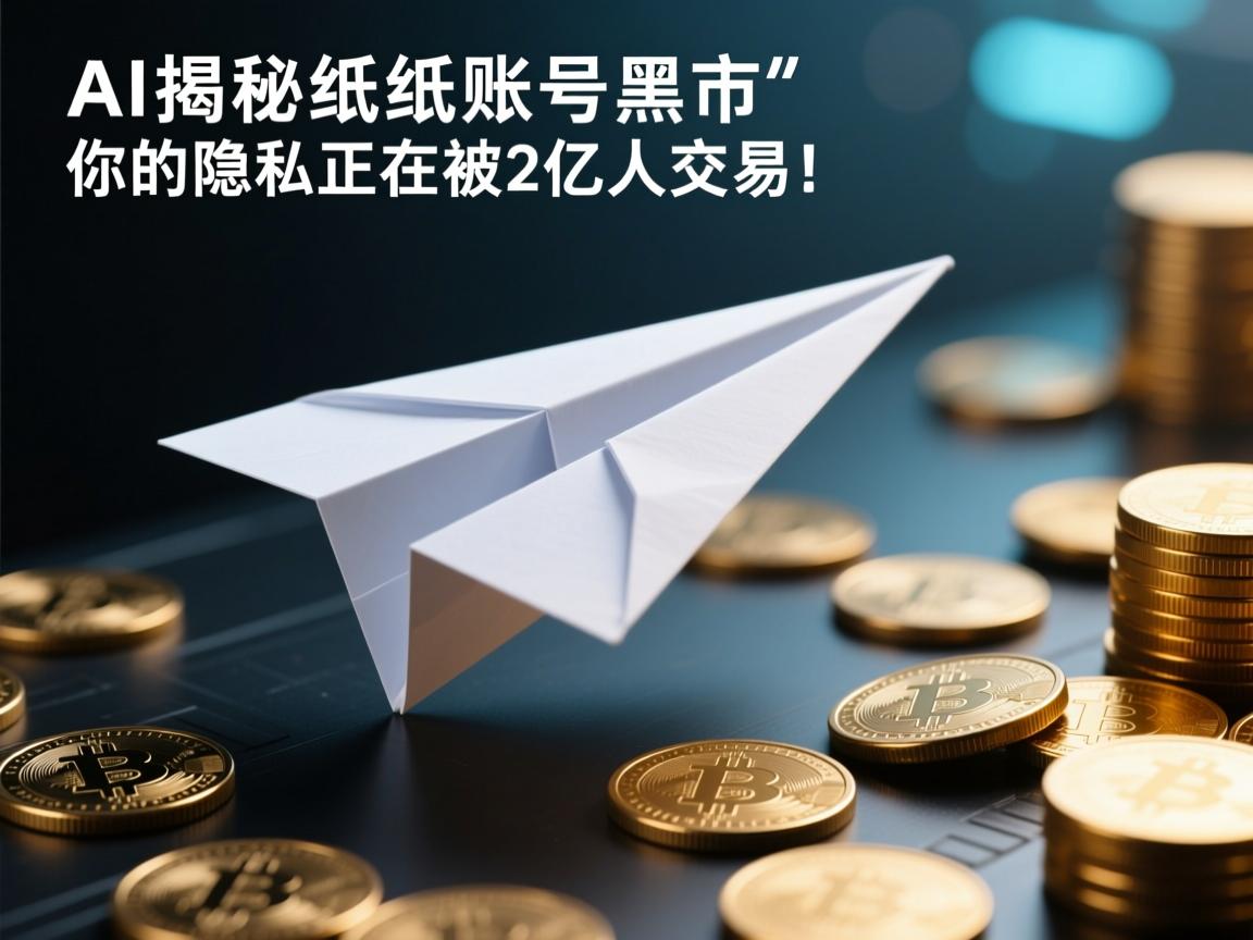 AI揭秘纸飞机账号黑市,你的隐私正在被2亿人交易!