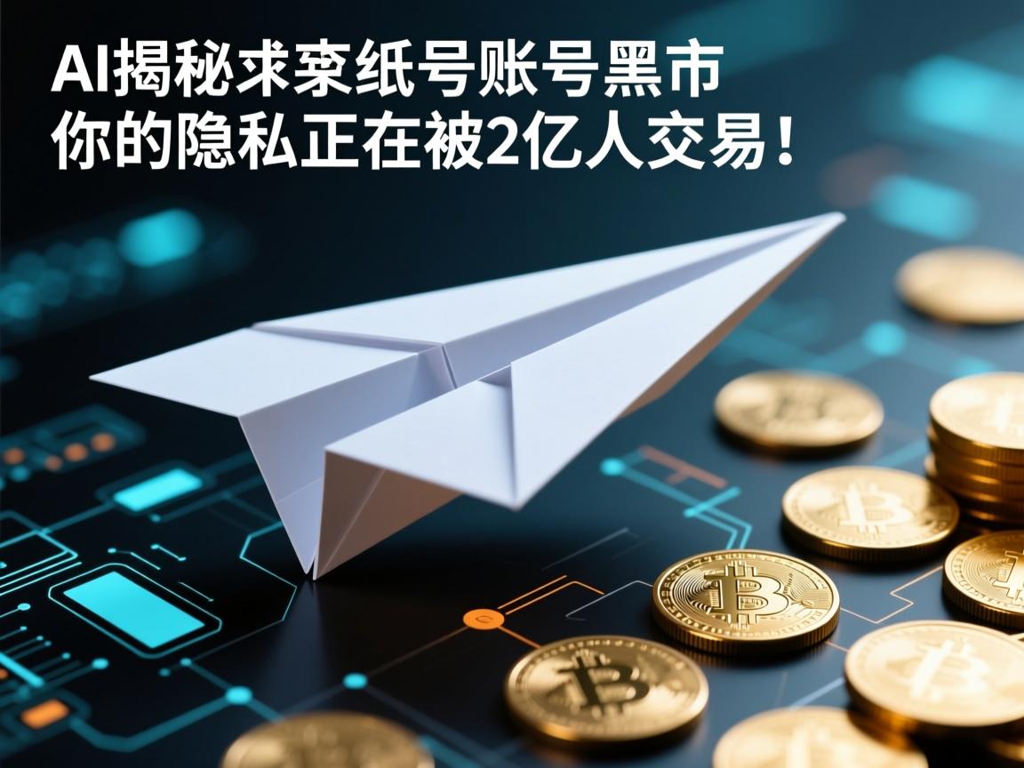 AI揭秘纸飞机账号黑市,你的隐私正在被2亿人交易!