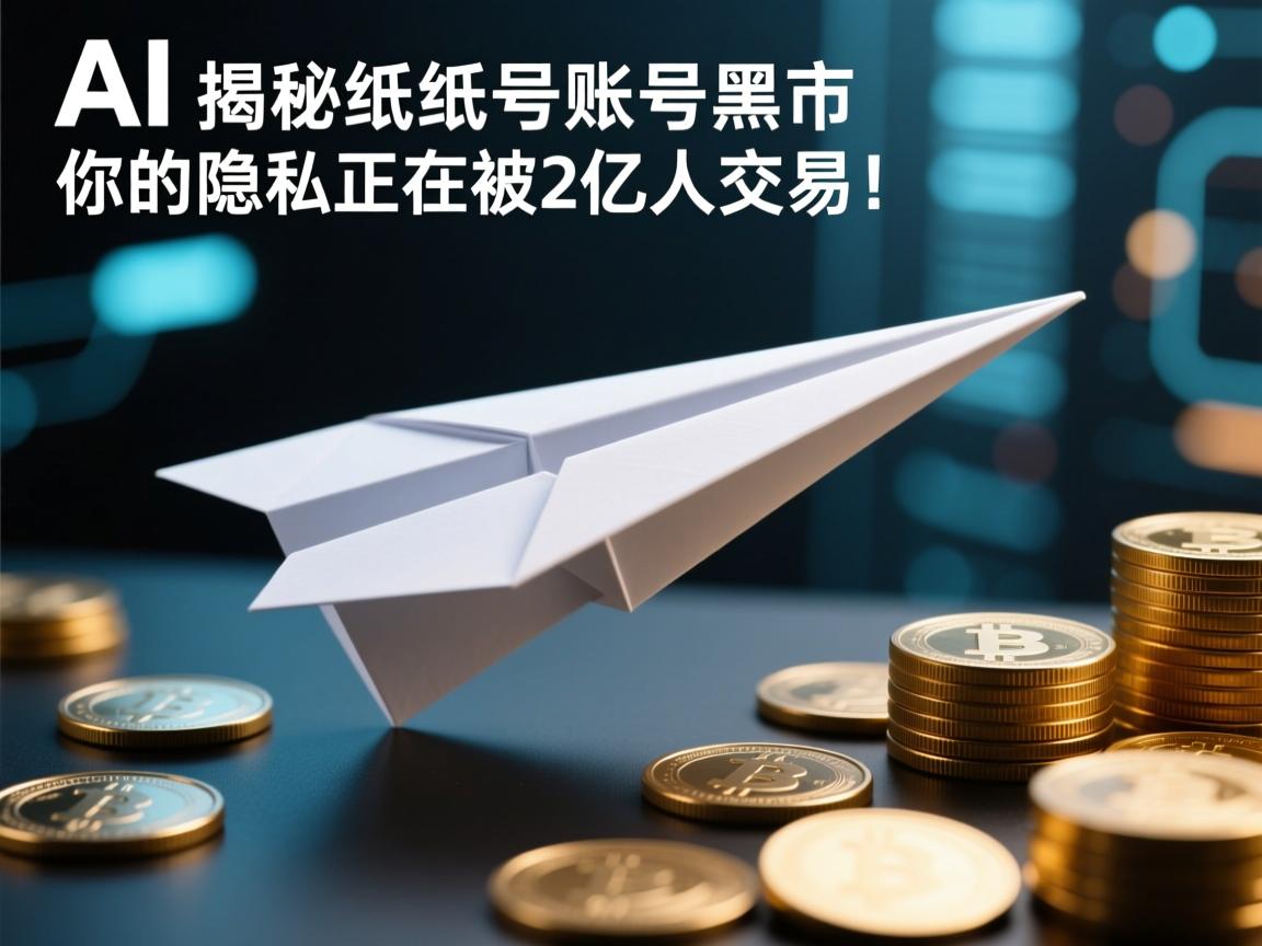 AI揭秘纸飞机账号黑市,你的隐私正在被2亿人交易!