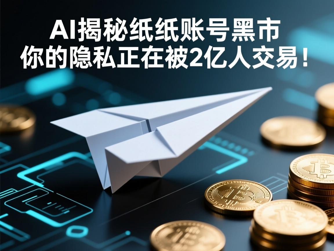 AI揭秘纸飞机账号黑市,你的隐私正在被2亿人交易!