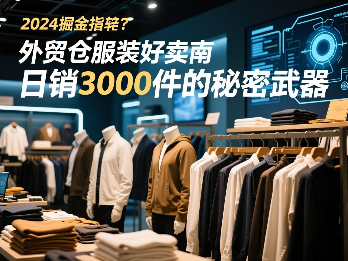 外贸清仓服装好卖吗?2024掘金指南,日销3000件的秘密武器