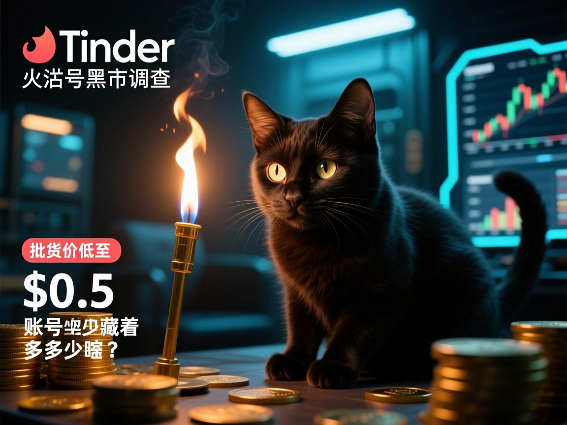 Tinder火种号黑市调查,批发价低至$0.5的账号藏着多少猫腻?